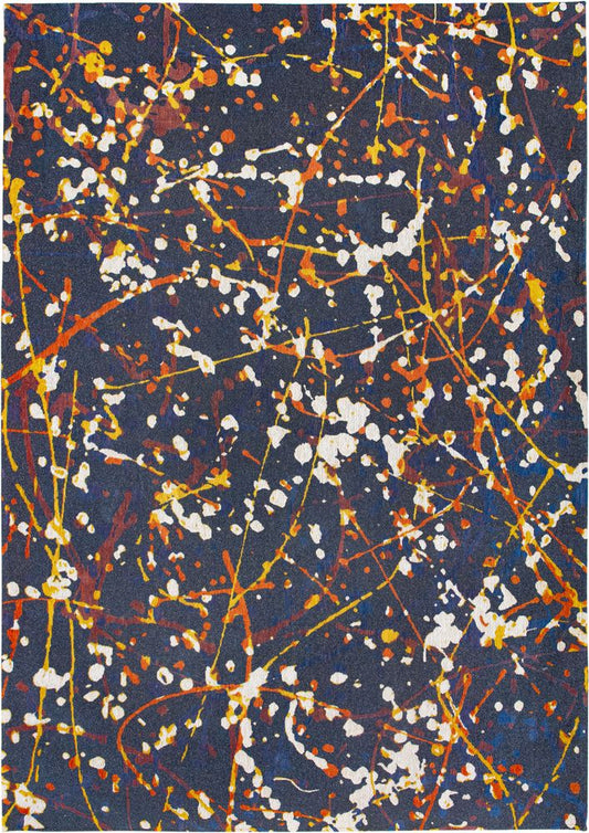Louis De Poortere Gallery Rug - 9220 Abstract Blue