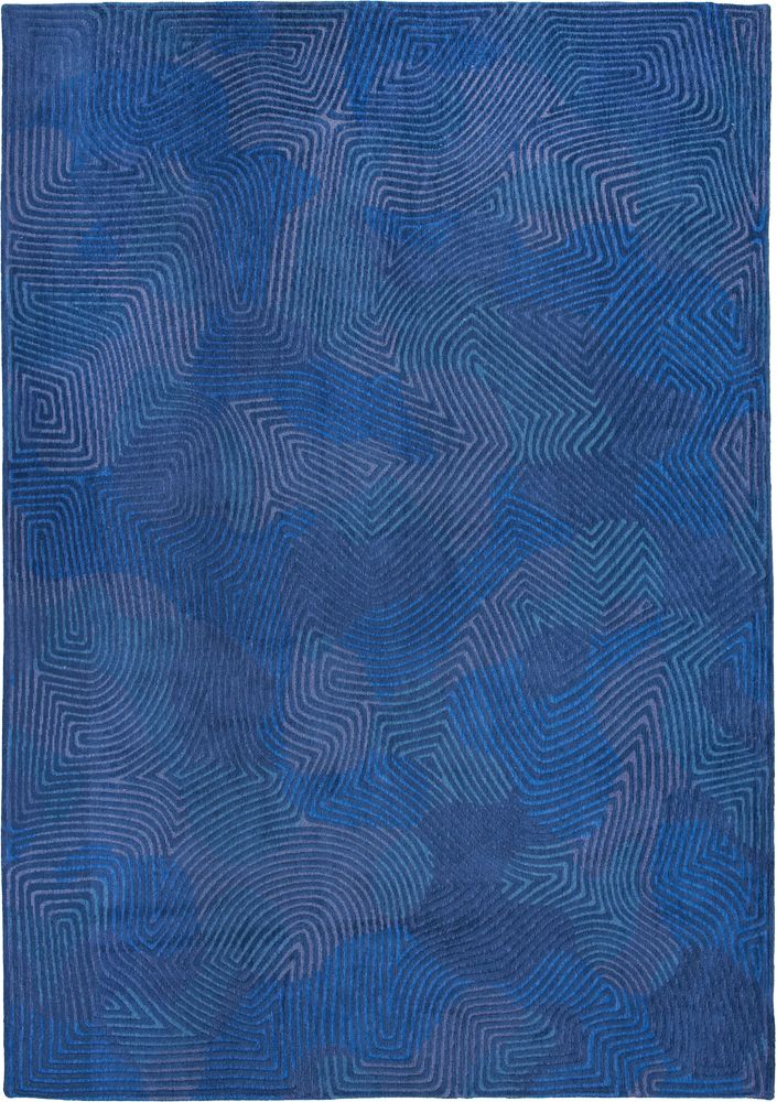 Louis De Poortere Meditation Coral Rug - 9225 Blue Lagoon