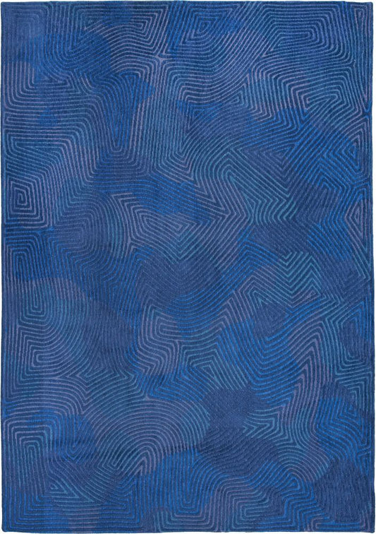 Louis De Poortere Meditation Coral Rug - 9225 Blue Lagoon