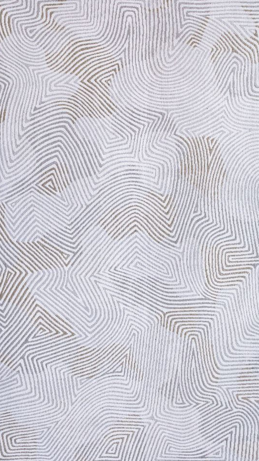 Louis De Poortere Meditation Coral Runner Rug - 9228 Oyster White
