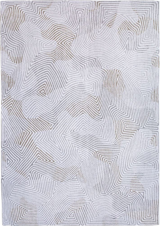 Louis De Poortere Meditation Coral Rug - 9228 Oyster White