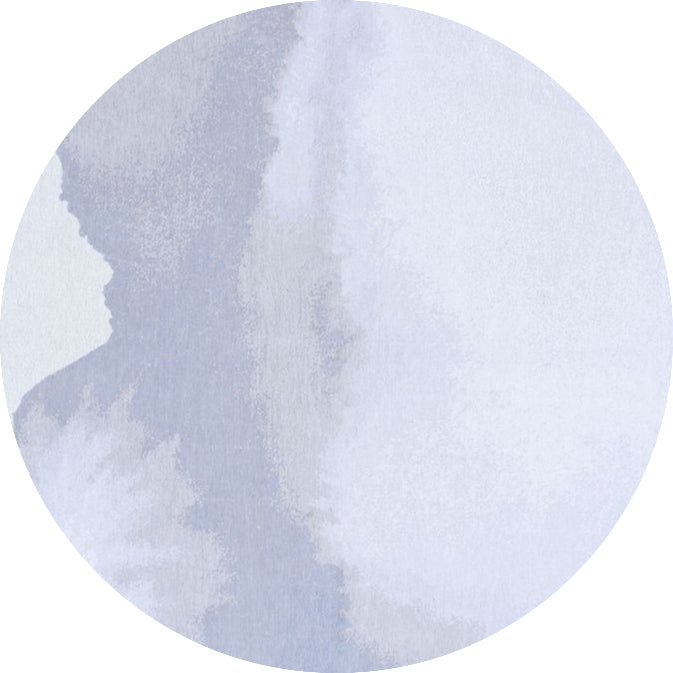 Louis De Poortere Meditation Lagoon Round Rug - 9328 Iode