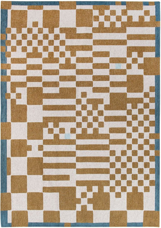 Louis De Poortere Craft Chess Rug - 9338 Honey