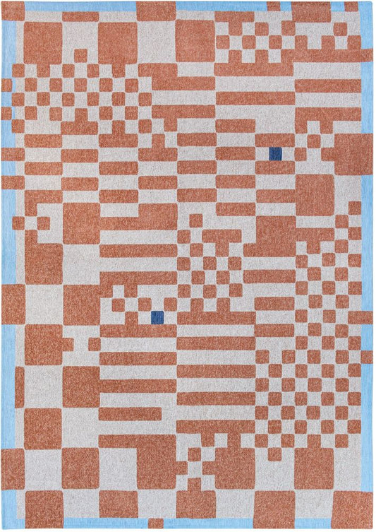 Louis De Poortere Craft Chess Rug - 9341 Nude