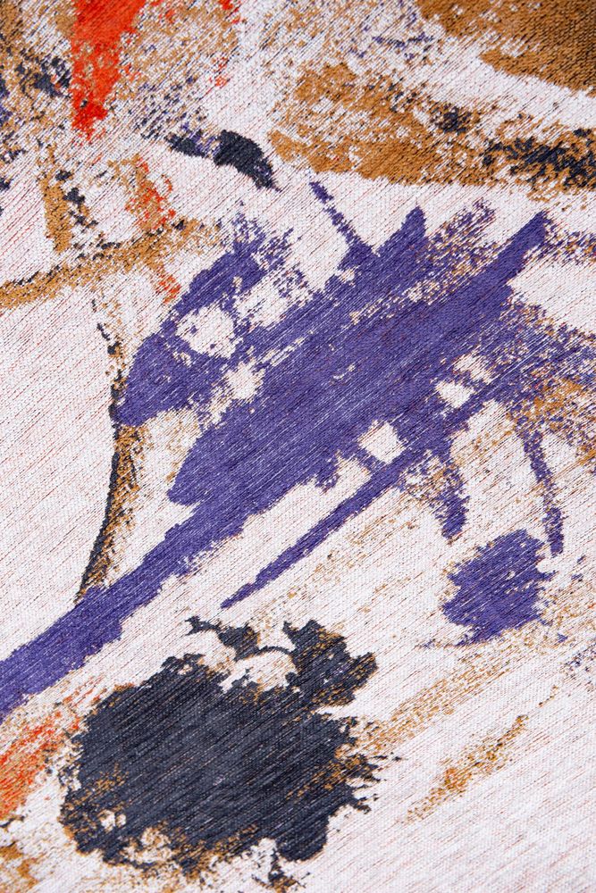 Louis De Poortere Gallery Fresque Rug - 9342 Purple Game