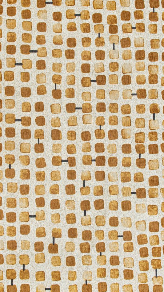 Louis De Poortere Craft Cobblestone Runner Rug - 9346 Peach Party