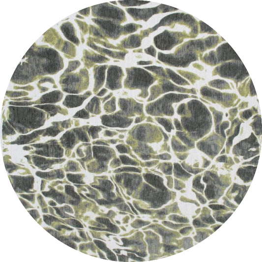 Louis De Poortere Meditation Swim Round Rug - 9354 River