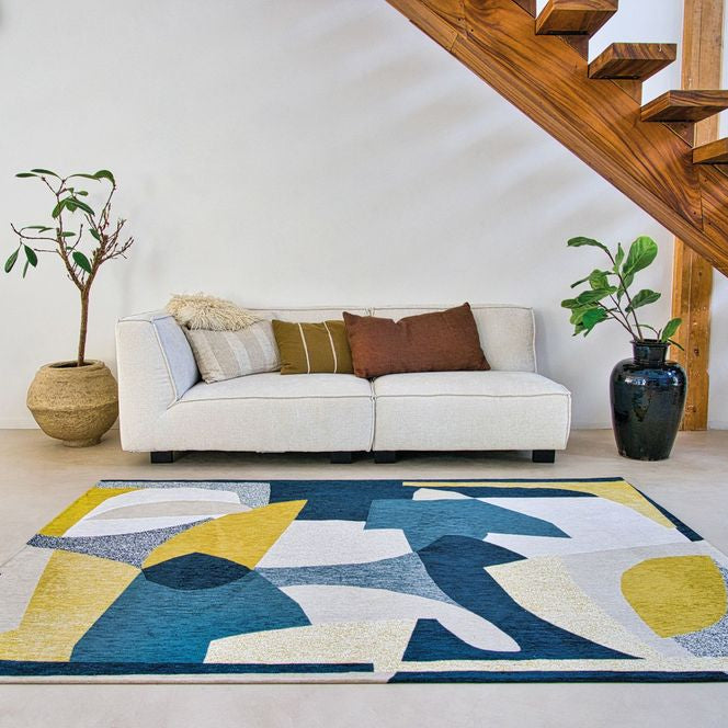 Louis De Poortere Gallery Shapes Rug - 9369 Duck Song