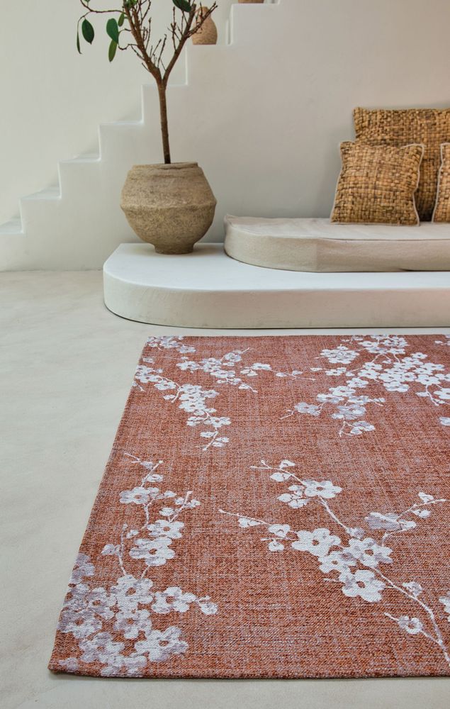 Louis De Poortere Sakura Rug - 9371 Copper Pink