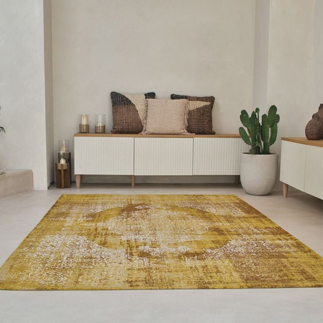 Louis De Poortere Fading World Kirman Rug - 9377 Sunwax