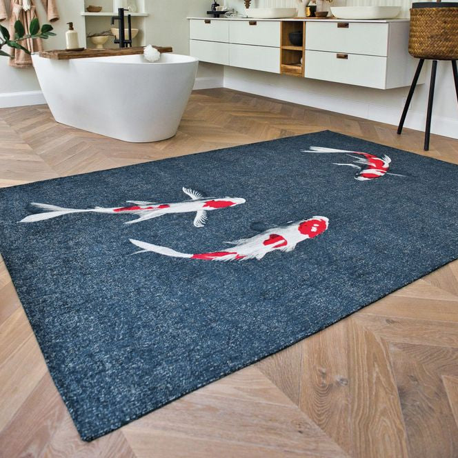 Louis De Poortere Pop Koi Rug - 9390 Japanese Pond