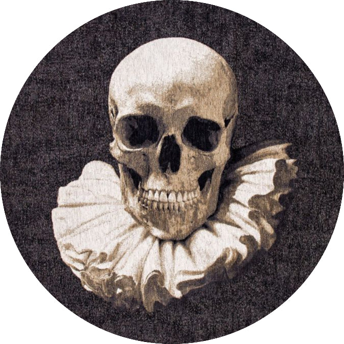 Louis De Poortere Pop Momento Mori Round Rug - 9391 Funny Bones