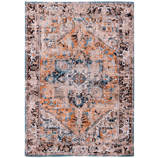 Louis De Poortere Antique Heriz Rug - Seray Orange
