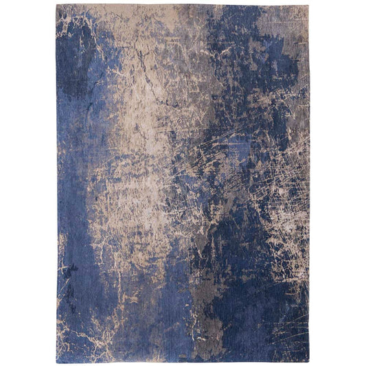 Louis De Poortere Cracks Rug - Abyss Blue
