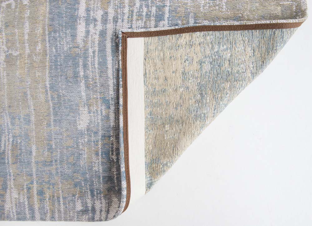 Louis De Poortere Streaks Rug - Long Island Blue