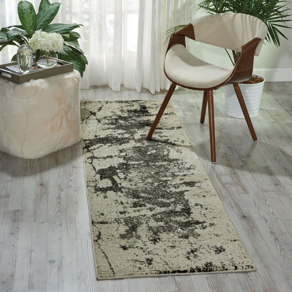 Nourison Maxell MAE07 Rug - Ivory &amp; Grey