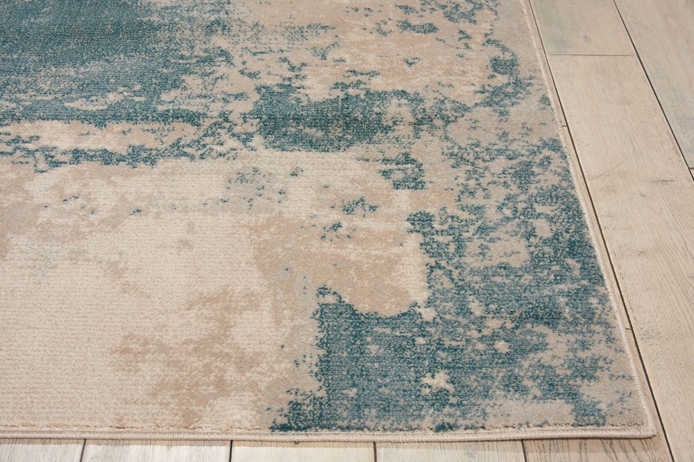 Nourison Maxell MAE13 Rug - Ivory &amp; Teal