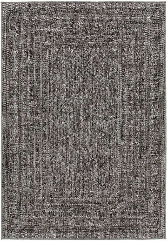 Maze Alfresco Outdoor Rug - Charcoal