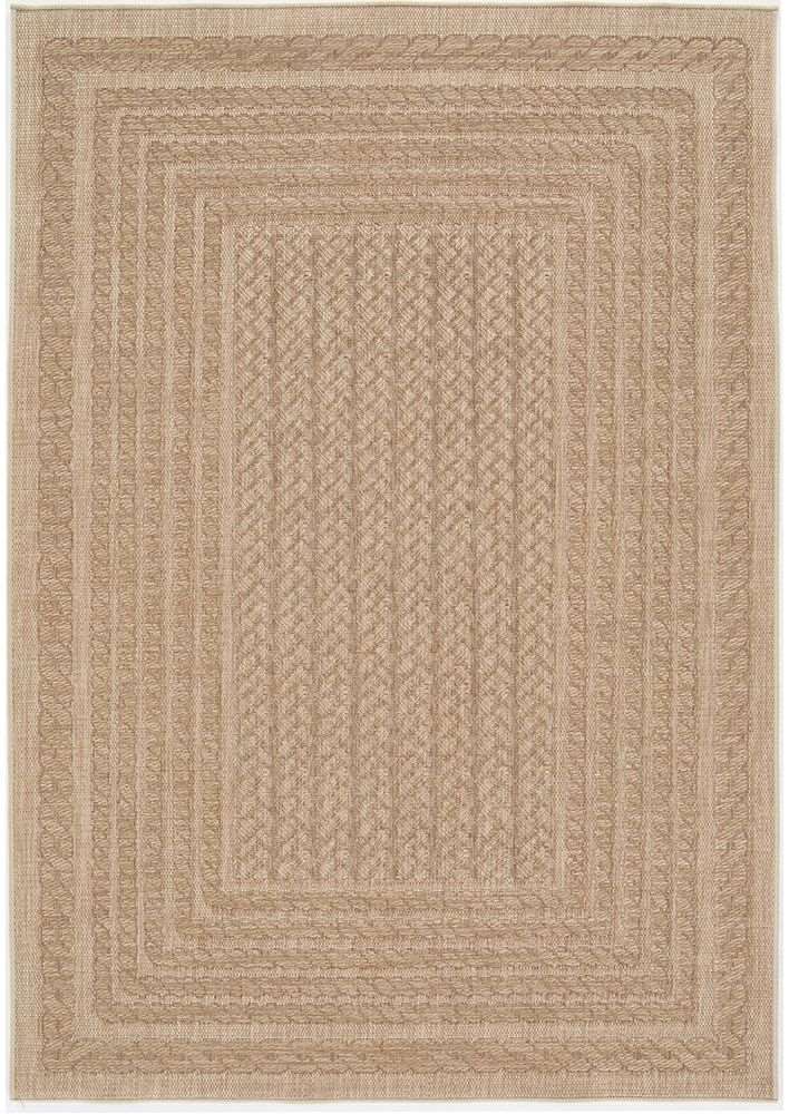 Maze Alfresco Outdoor Rug - Oatmeal