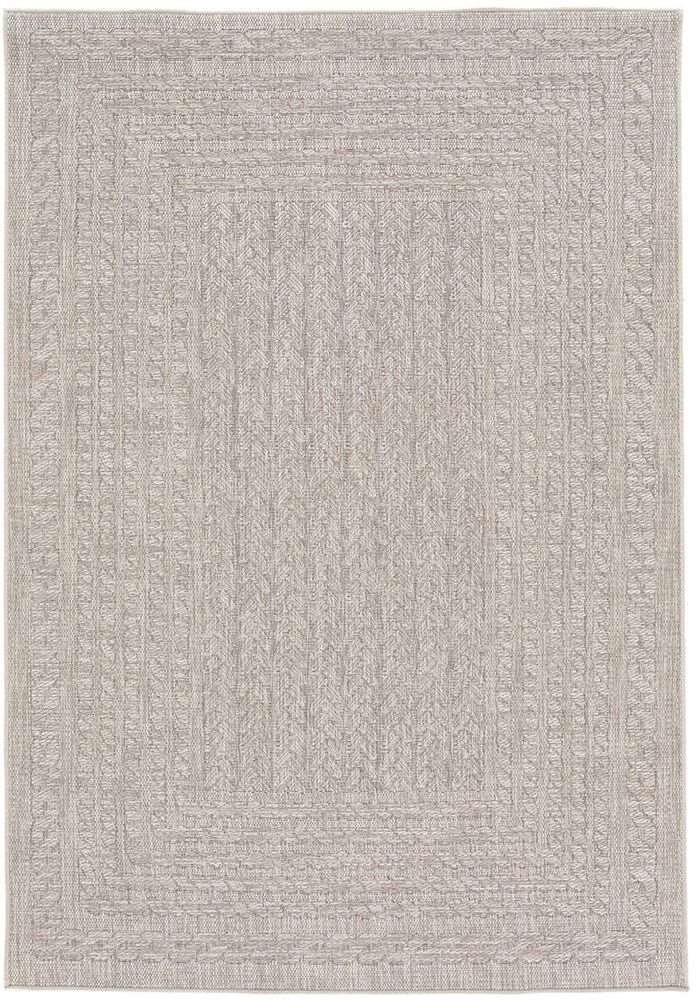 Maze Alfresco Outdoor Rug - Silver