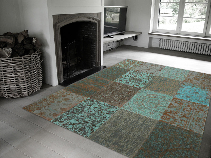 Louis De Poortere Multi Rug - Sea Blue 8006