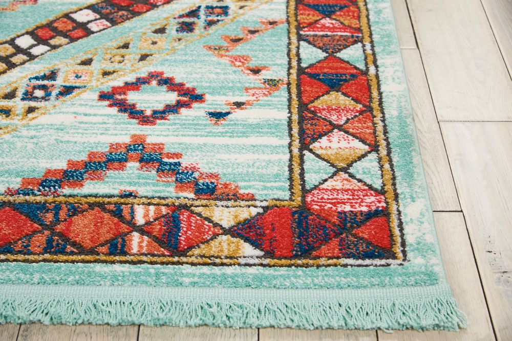 Nourison Navajo NAV02 Rug - Aqua