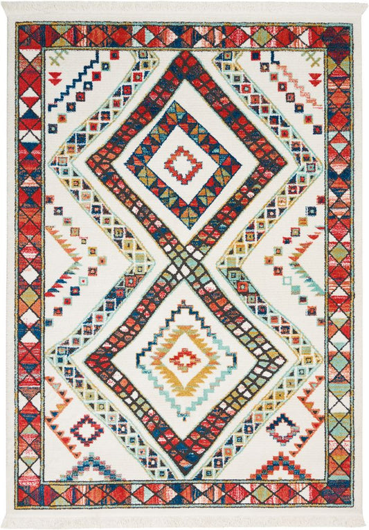 Nourison Navajo NAV02 Rug - White