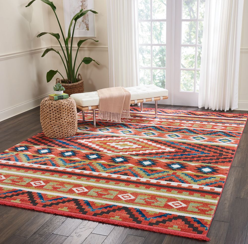 Nourison Navajo NAV04 Rug - Orange