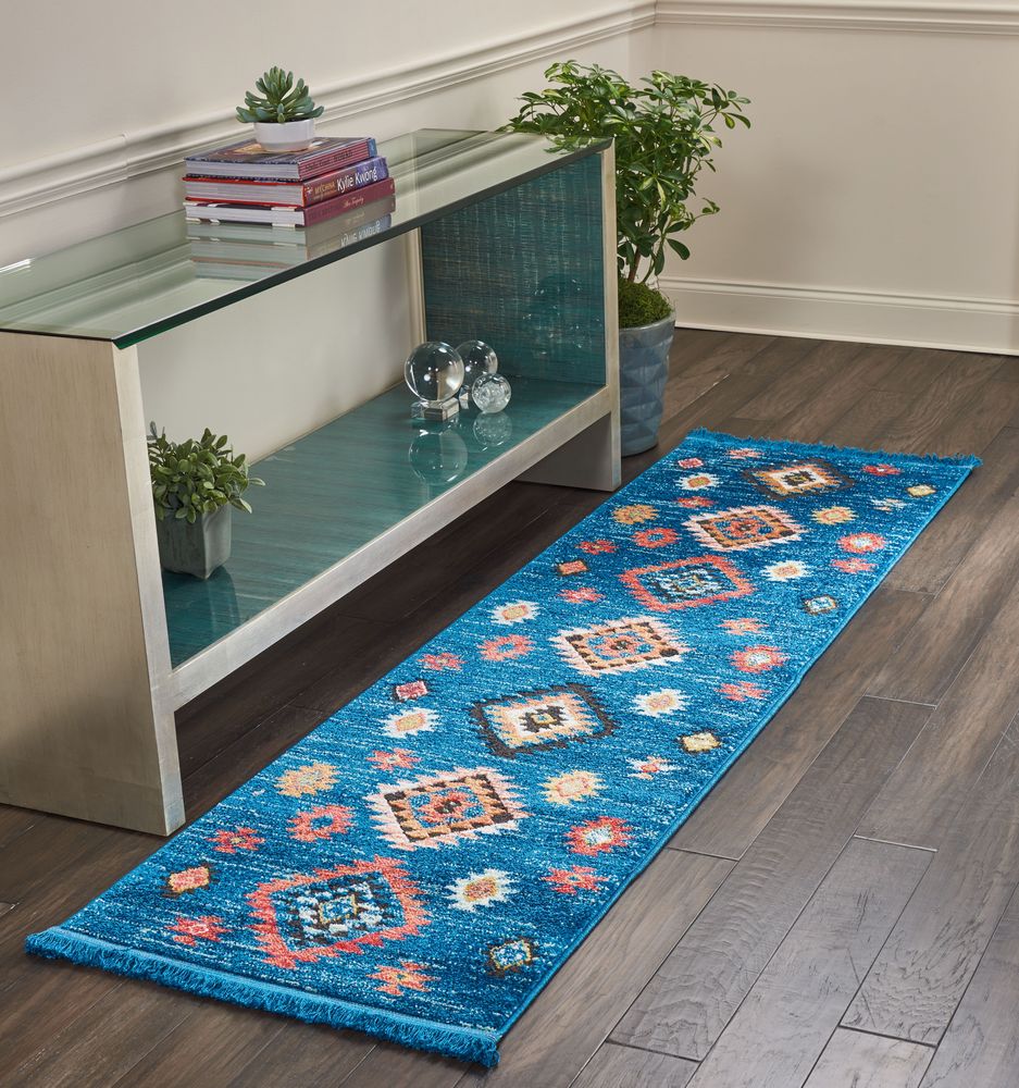 Nourison Navajo NAV07 Rug - Blue