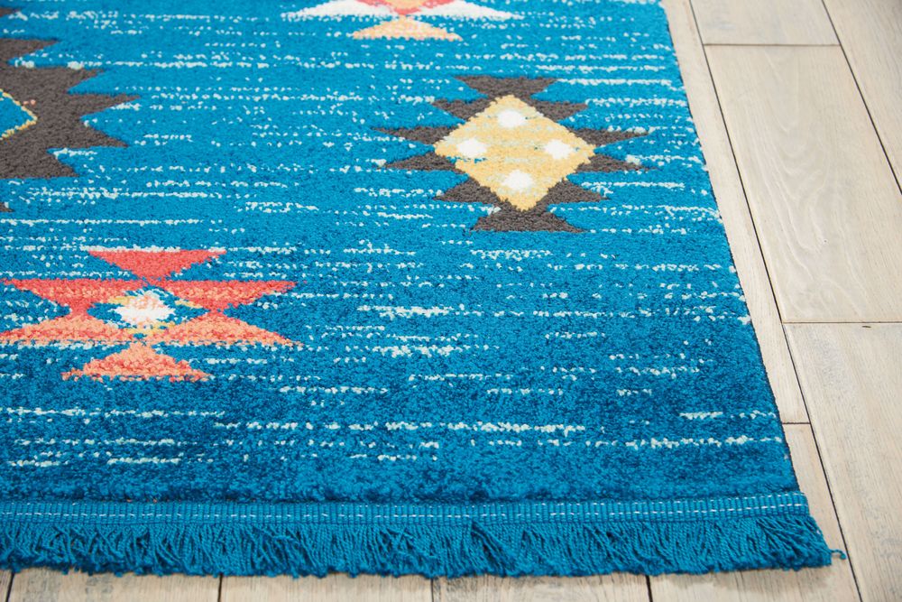 Nourison Navajo NAV07 Rug - Blue