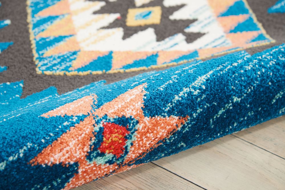 Nourison Navajo NAV07 Rug - Blue