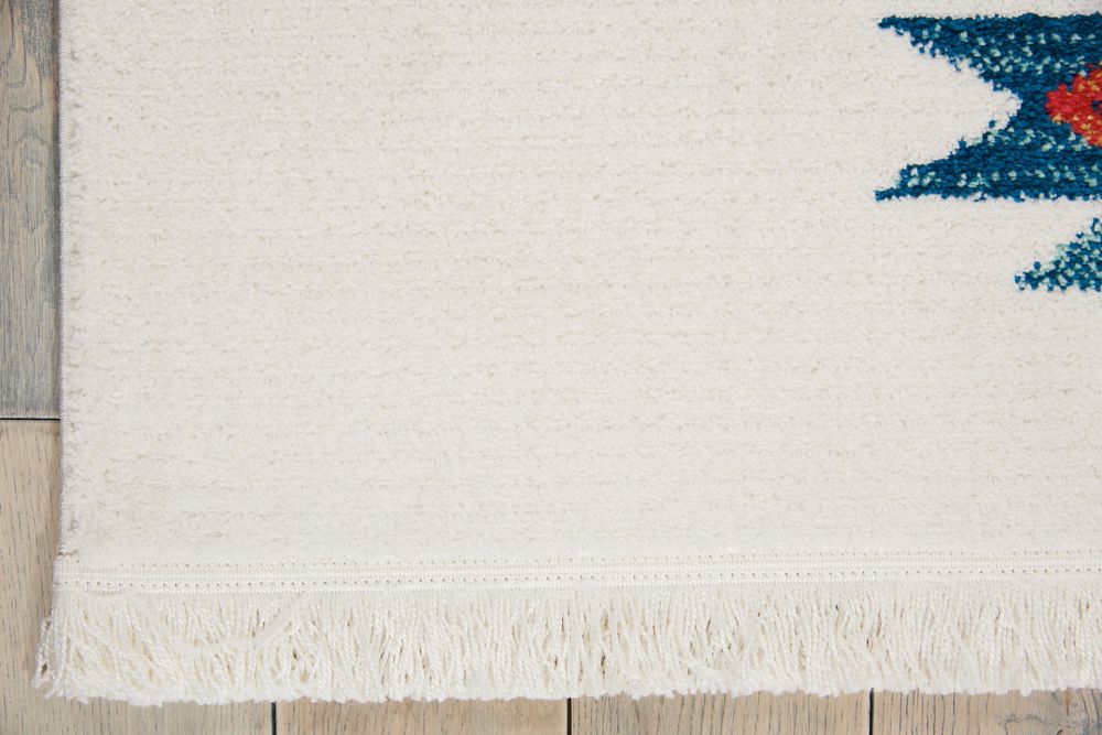 Nourison Navajo NAV07 Rug - White