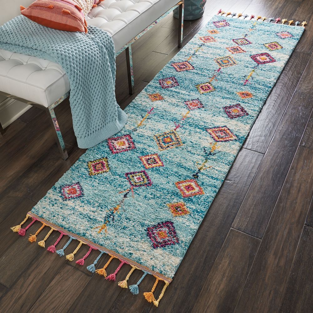 Nourison Nomad NMD04 Rug - Aqua