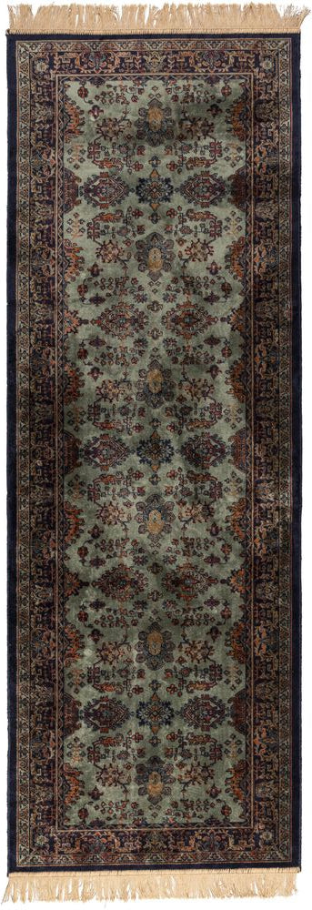 Naken Interiors Raz Runner Rug - Green