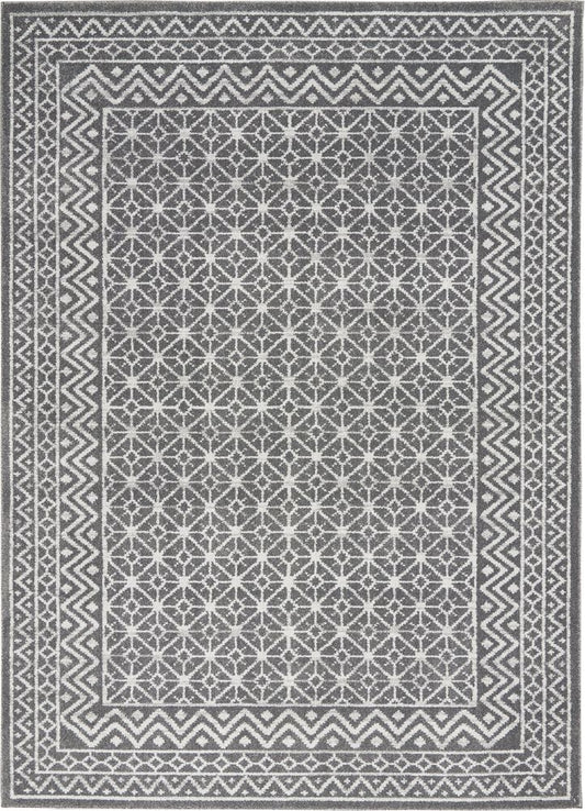 Nourison Palermo PMR02 Rug - Charcoal &amp; Silver