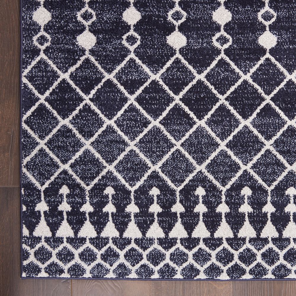 Nourison Palermo PMR03 Rug - Navy &amp; Grey