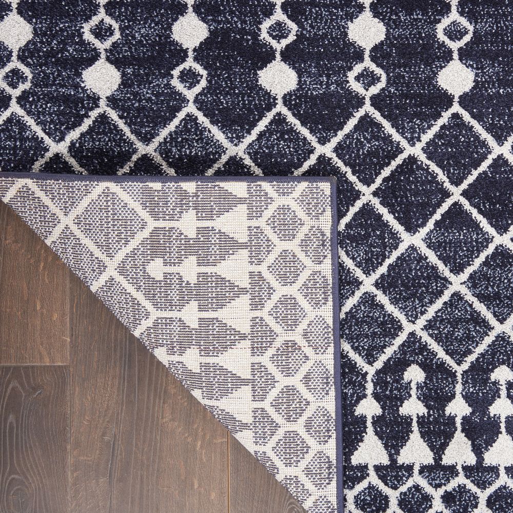 Nourison Palermo PMR03 Rug - Navy &amp; Grey