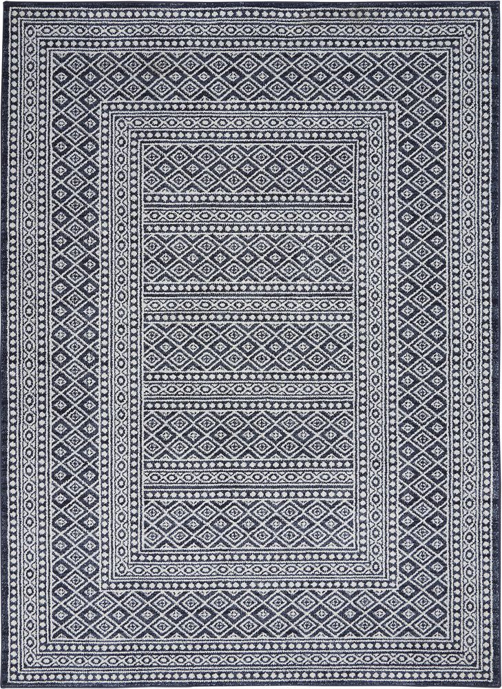 Nourison Palermo PMR04 Rug - Navy &amp; Grey