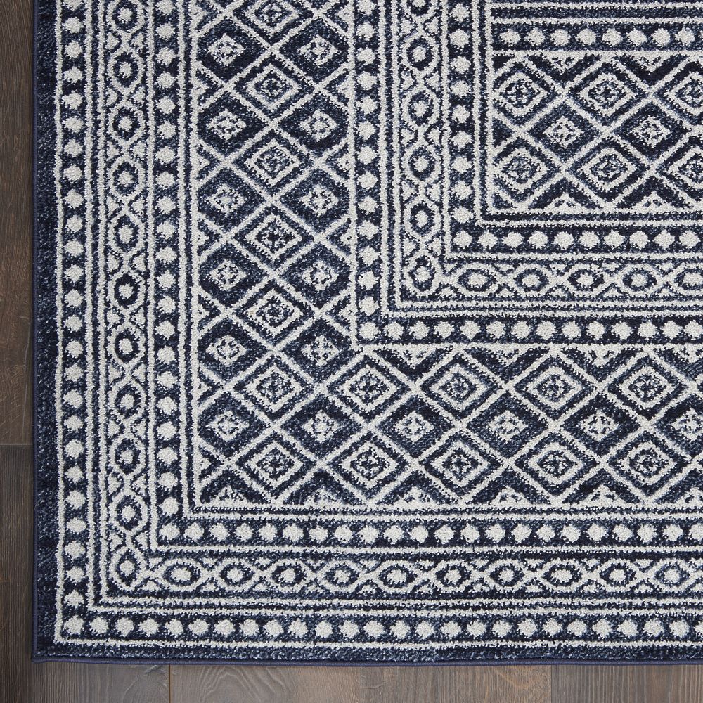 Nourison Palermo PMR04 Rug - Navy &amp; Grey