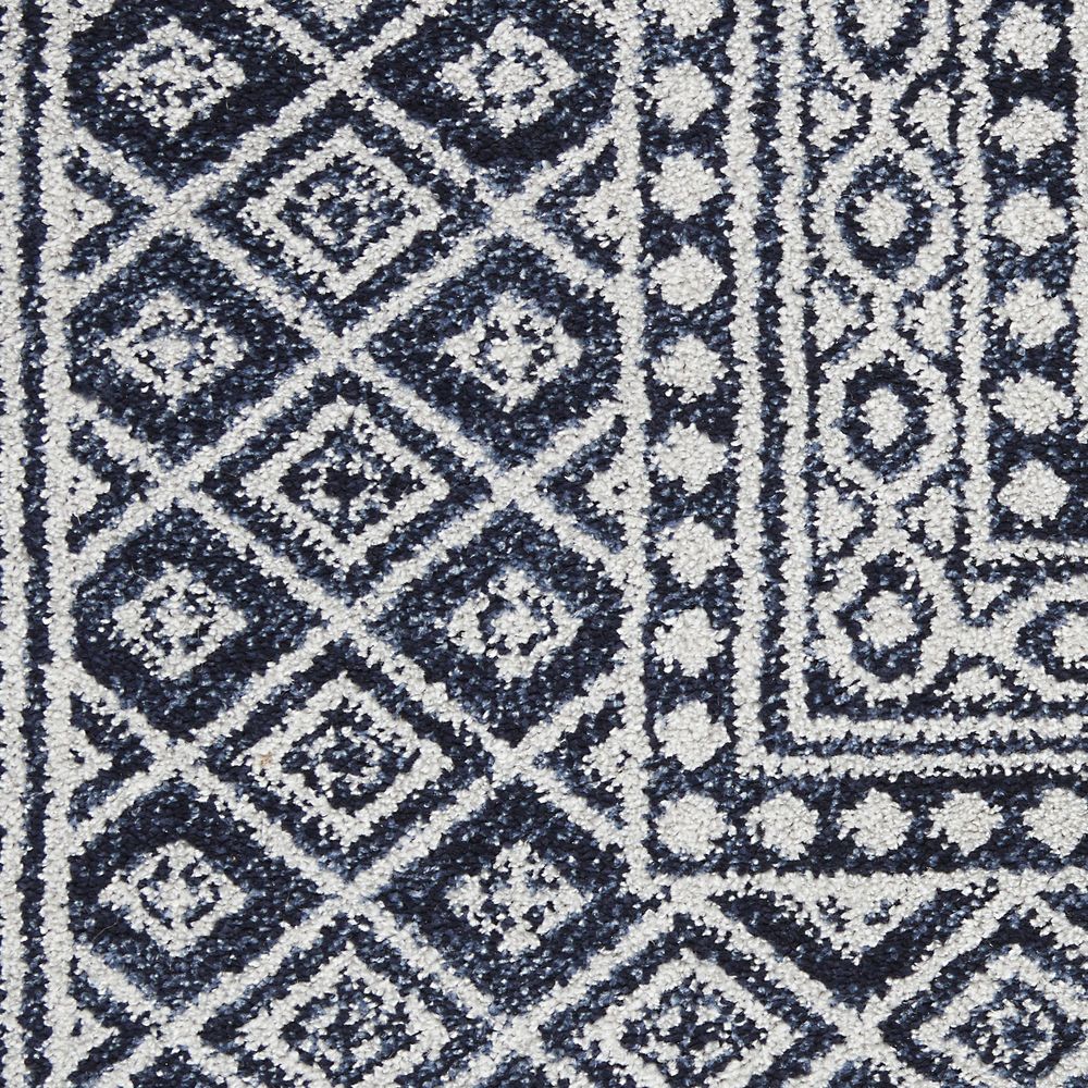 Nourison Palermo PMR04 Rug - Navy &amp; Grey