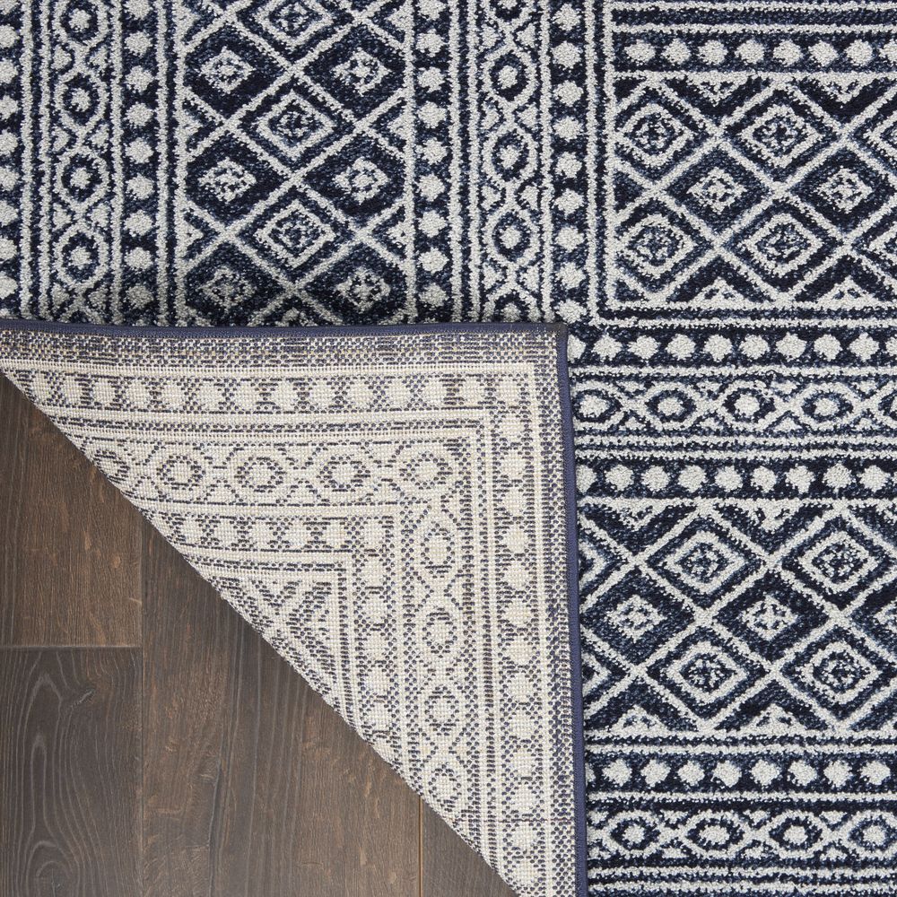 Nourison Palermo PMR04 Rug - Navy &amp; Grey