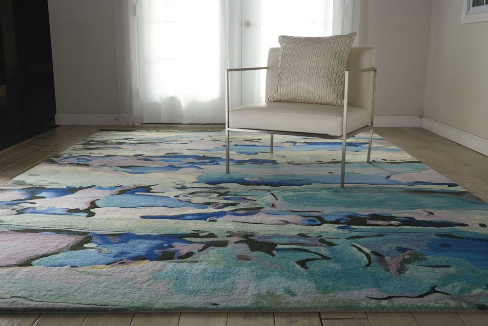 Nourison Prismatic PRS04 Rug - Seaglass