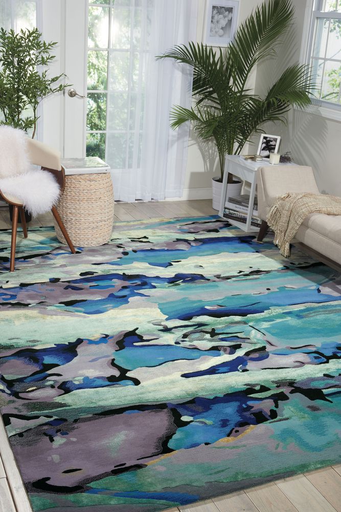 Nourison Prismatic PRS04 Rug - Seaglass