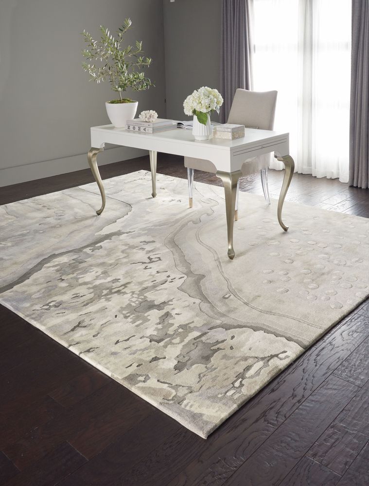 Nourison Prismatic PRS05 Rug - Silver &amp; Cloud