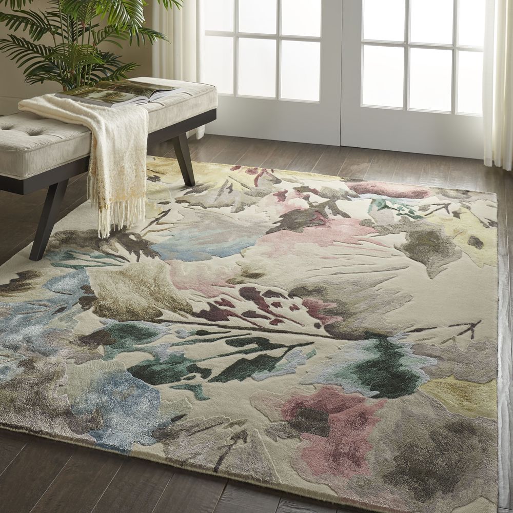 Nourison Prismatic PRS15 Rug - Beige &amp; Multicolour