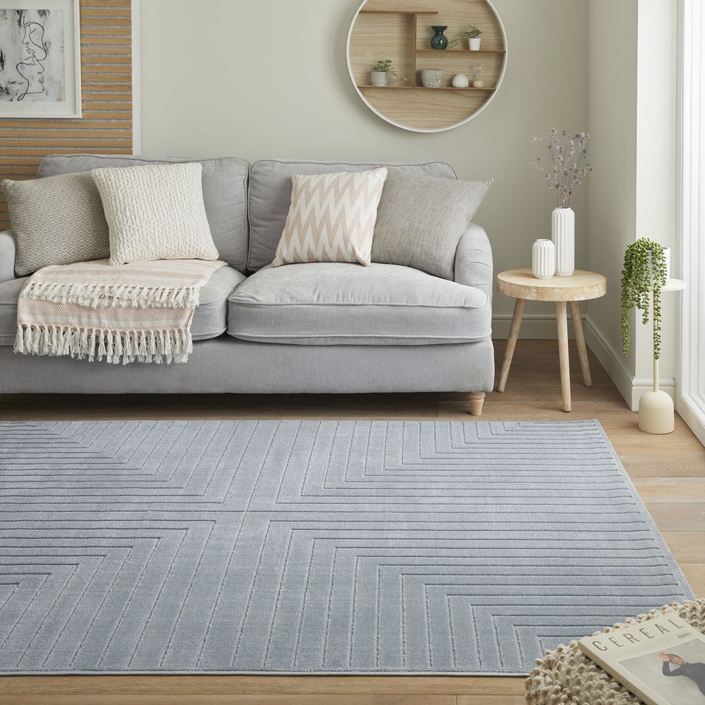 Concept Looms Maze MAZ104 Rug - Blue