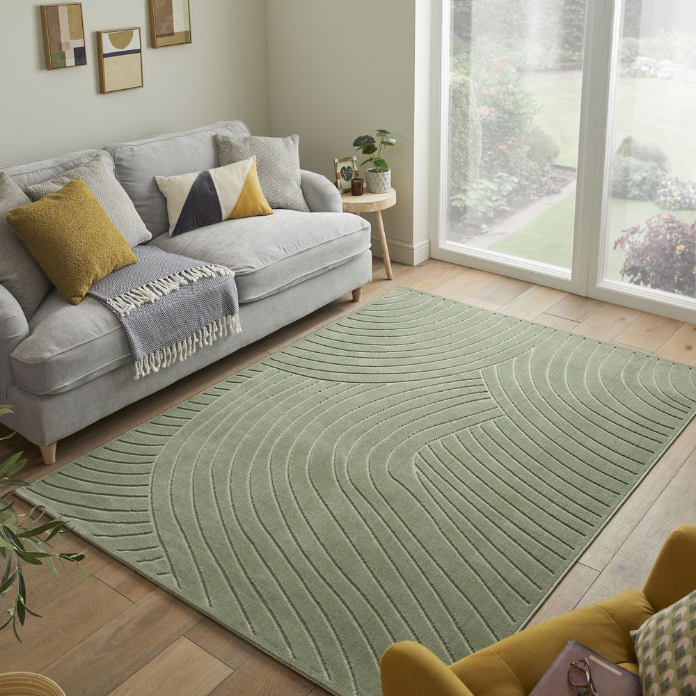 Concept Looms Maze MAZ105 Rug - Green