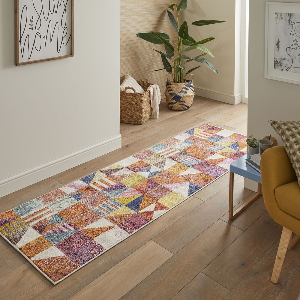 Concept Looms Carnaval CAR102 Runner Rug - Multicolour