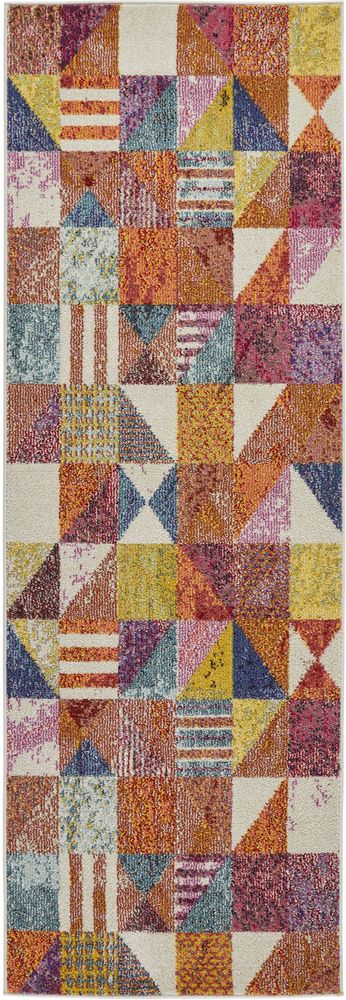 Concept Looms Carnaval CAR102 Runner Rug - Multicolour