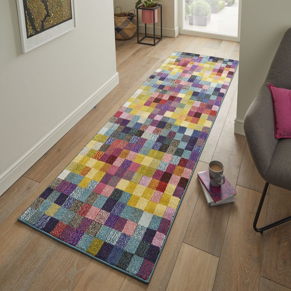 Concept Looms Carnaval CAR103 Runner Rug - Multicolour